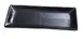 Yanco BP-2209 Black Pearl Rectangular Plate 8½" L x 4" W Melamine Matting Surface - Dozen 1 image
