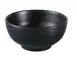 Yanco BP-3006 Black Pearl Noodle Bowl, 26 oz 6" Dia. x 3" H, Melamine Matte, Asian Style - Dozen 1 image