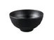 Yanco BP-4005 Black Pearl Round Bowl, 15 oz 5.5" Diameter, Matte Melamine, Break-Resistant - Dozen 1 image