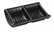 Yanco BP-4031 Black Pearl 2 oz (-1/4 qt) Sauce Dish Ramekin, 4-3/4"L x 3"W Melamine Matte - Dozen 1 image