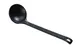 Yanco BP-7003 Asian Black Pearl Ladle, 8-3/4" Length, Matting Surface, Melamine - Dozen 1 image