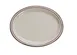 Yanco BR-13 Oval Ceramic Platter, Brown Speckled, Rim, 11½" L x 9½" W, Dishwasher Safe - Dozen 1 image