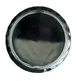 Yanco CAT-1020B Reusable Plastic Plate, 20" Round Melamine Dinnerware, Black, Dishwasher Safe 1 image