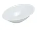 Yanco CAT-1273 - 4.5 Qt Oval Reusable Plastic Bowl, 15" x 12½" x 5" Melamine, White, Dishwasher Safe 1 image