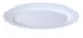 Yanco CAT-2020 Melamine Dinner Plate, Oval 20-1/2" x 14" White, Dishwasher Safe for Catering 1 image