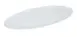 Yanco CAT-2030W - 30" x 12" Oval Plastic Serving Platter, White Melamine, Dishwasher Safe 1 image