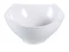 Yanco CAT-3613 Square Melamine Bowl, 5.5 Qt, 12.5" L x 12.5" W x 5.5" H, White, Dishwasher Safe 1 image