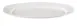 Yanco CAT-5022 - 22" Oblong White Melamine Serving Platter, Dishwasher Safe, Catering Use 1 image