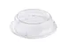 Yanco COV-109 Plate Cover, Clear Polypropylene, 6-1/2" x 9-1/2" x 2-1/2" Fits 9" Plate - Dozen 1 image