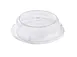 Yanco COV-110 Plate Cover, Round 7-1/2" x 10-1/2" x 2-5/8" Clear Polypropylene, 10" Plates - Dozen 1 image