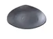 Yanco DB-212 - Diamond Black Triangular Plate, 12" x 1-3/4" H, Porcelain, Bronze, Safe - Dozen 1 image