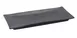 Yanco DB-413 - Black Porcelain Plate, 12" x 5-1/4" x 1-1/4", Dishwasher Safe - Dozen 1 image