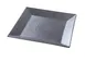 Yanco DB-512 Porcelain Plate, 12" x 12" x 1-3/8", Diamond Black, Dishwasher Safe - Dozen 1 image