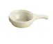 Yanco DFHC-10 Casserole Bowl, 10 oz Porcelain, Hdl, 4‑3/4" Dia x 1‑3/4" H, White, Safe - Dozen 1 image
