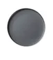 Yanco DI-310 - 10" Dia x 1" H Round Melamine Plate, Two‑Tone Grey Inside White Outside - Dozen 1 image