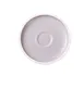 Yanco DM-002 Saucer, 5-1/2" Dia x 1/2" H, Porcelain, Matte Lavender Speckled - Dozen 1 image