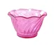Yanco DS-005P Dessert Dish, 6 Oz Round Flower-Shaped Plastic Bowl, Purple, 1 Dozen 1 image