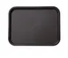 Yanco FT-14BR Fast Food Tray, 14" x 10" Rectangular Melamine, Brown, Dishwasher Safe - Dozen 1 image