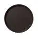 Yanco FT-1600 Round Fiberglass Serving Tray, 16" Diameter, Brown - Dozen 1 image