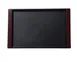 Yanco FT-48 Rectangular Serving Tray, 21" L x 16" W, Black Fiberglass, Dishwasher Safe, 1 Dozen 1 image