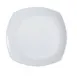 Yanco FU-310 - Square China Plate, 10" x 10" Bone White Porcelain, Flat Edge - Dozen 1 image