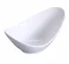 Yanco FU-508 – Fuji Fortune Oval Bowl, 8" , 18 oz, Bone White Porcelain, General Use - Dozen 1 image
