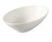 Yanco FU-608 - 8" Bone White Porcelain Slanted Oblong Bowl, 16 oz - Dozen 1 image