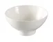 Yanco FU-805 5" Round White Porcelain 10 Oz Bowl, Dishwasher & Microwave Safe - Dozen 1 image