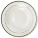 Yanco GB-105 - Green Band Ceramic Pasta Bowl, 10-1/2" Dia, 16 oz, Dishwasher Safe, White - Dozen 1 image