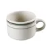 Yanco GB-23 Green Band Ceramic Cup, 7 oz (3" Dia. x 2-1/2" H), Stackable, Dishwasher Safe - Dozen 1 image