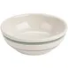 Yanco GB-24 - Green Band Nappie 10 oz Ceramic Bowl 5-1/4" Dia White Oven/Microwave Safe - Dozen 1 image
