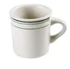Yanco GB-38 Green Mug, 8 oz (3-1/8" Dia. x 3" H), Ceramic, Dishwasher & Microwave Safe - Dozen 1 image