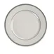 Yanco GB-5 China Plate - 5.5" Ceramic White Plate, Green Band Design, Oven Microwave Safe - Dozen 1 image