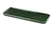Yanco GG-515 Green Porcelain Plate, 16" x 5-5/8" x 3/4", Rolled Edge, Dishwasher Safe - Dozen 1 image