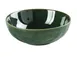 Yanco GG-807 - 28 Oz Green Glazed Porcelain Salad Bowl, 7" Diameter, 2¼" Deep, Round - Dozen 1 image