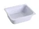 Yanco GN-213 1/2 GN Pan 3.6L, 12-4/5" L x 10-7/16" W x 3-15/96" H, Melamine White, Dishwasher Safe 1 image