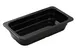 Yanco GN-610BK - 1/4 GN Pan, 10-7/16" L x 6-3/8" W x 2-9/16" H, Melamine, Black, Dishwasher Safe 1 image
