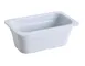 Yanco GN-611 1/4 GN Food Pan, 1.5L, 10-7/16" L x 6-3/8" W x 3-15/96" H, White Melamine 1 image