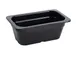 Yanco GN-611BK 1/4 GN Pan, 1.5L, 10-7/16" L x 6-3/8" W x 3-15/96" H, Melamine, Black, Dishwasher Safe 1 image