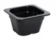 Yanco GN-707BK 1/6 GN Food Pan, 0.9L, 6-15/16"L x 6-3/8"W x 3-15/16"H, Black Melamine 1 image