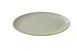 Yanco GO-314 Oval Plate, 9"W x 14-1/4"D x 1-1/8"H, Porcelain, Earthy, Golden Rim, Edge - Dozen 1 image