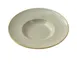 Yanco GO-410 Salad Bowl, 10-1/2" Dia x 1-3/4" H, 10 Oz Porcelain, Earthy with Golden Rim - Dozen 1 image