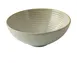 Yanco GO-509 Serving Bowl, 9-1/2" x 3-1/2", 67 oz Porcelain, Earthy Tone With Golden Rim - Dozen 1 image
