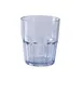 Yanco HA-012 12 Oz Clear SAN Plastic Rocks, 3½" Diameter x 4" Height, Hawaii Style - Dozen 1 image