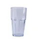 Yanco HA-014 Hawaii Tumbler, 14 oz, 3‑1/4" Dia × 5" H, Clear SAN Plastic Barware - Dozen 1 image