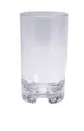 Yanco HA-314 Hawaii Glass, 14 Oz Clear SAN Plastic, 3" Dia x 5-1/2" H, Dishwasher Safe - Dozen 1 image