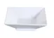 Yanco LK-407 - 12 Oz Bone White Square China Bowl 7-1/4" x 7-1/4", Dishwasher Safe - Dozen 1 image