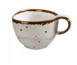 Yanco LY-001 - Lyon 7 Oz Coffee Cup (4"×2-5/8" H), Speckled Porcelain, Dishwasher Safe - Dozen 1 image