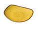 Yanco LY-106YL - Lyon Yellow Porcelain Plate, 5‑3/4" Dia x 3/4" H, Free Form - Dozen 1 image