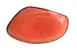 Yanco LY-109CR - Lyon Free‑Form Porcelain 8‑3/4" L x 1‑3/8" H, Coral, Curved Edge Coupe Rim - Dozen 1 image